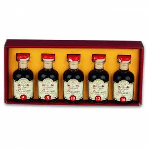 Leonardi Dark Balsamic Condiments Precious Wood Selection 5x50ml