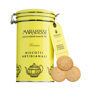 Marabissi Lemon and Ginger Cookies Tin 200g