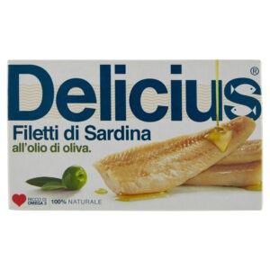 Delicius Sardine Fillets In Olive Oil Tin 120g