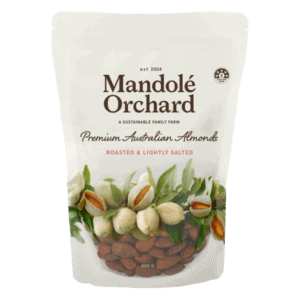 Mandolé Orchard Roasted & Lightly Salted Premium Australian Almonds 500g