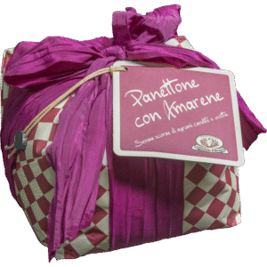 Rustichella D'Abruzzo Panettone Black Amarene Cherries 750g