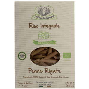 Rustichella D'Abruzzo Gluten Free Penne Rigate Brown Rice 250g