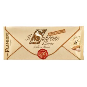 Flamigni Supremo Crunchy Almond & Caramel Nougats 150g
