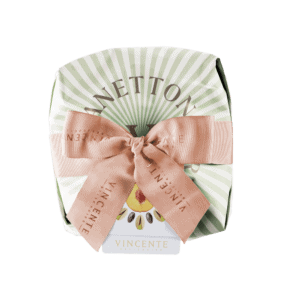 Vincente Printemps - Panettone with Sicilian Pistachio, Candied Peach & 70% Extra Dark Chocolate Drops 750g